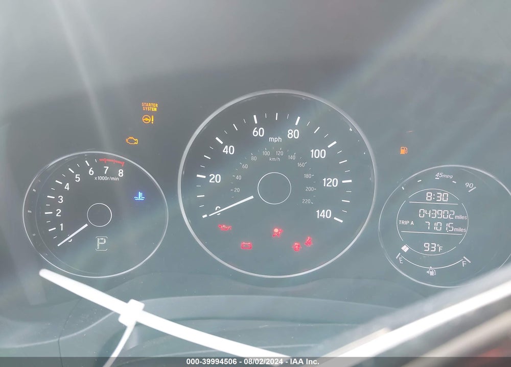 2016 HONDA HR-V EX VIN: 3CZRU6H51GM765279