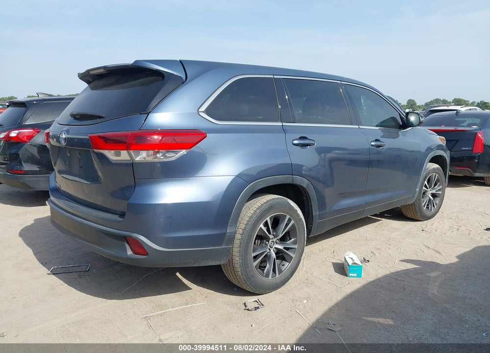 2019 TOYOTA HIGHLANDER LE VIN: 5TDZARFH9KS049980