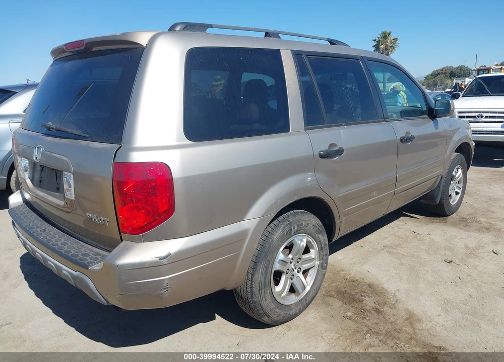 2003 HONDA PILOT EX-L VIN: 2HKYF18523H600310
