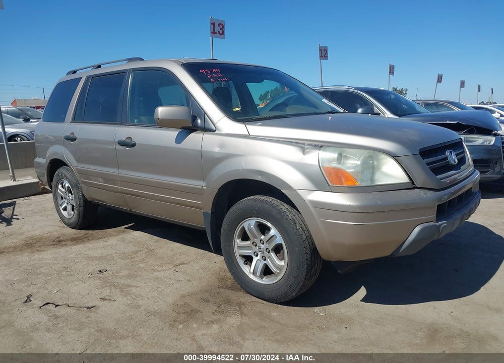 2003 HONDA PILOT EX-L VIN: 2HKYF18523H600310