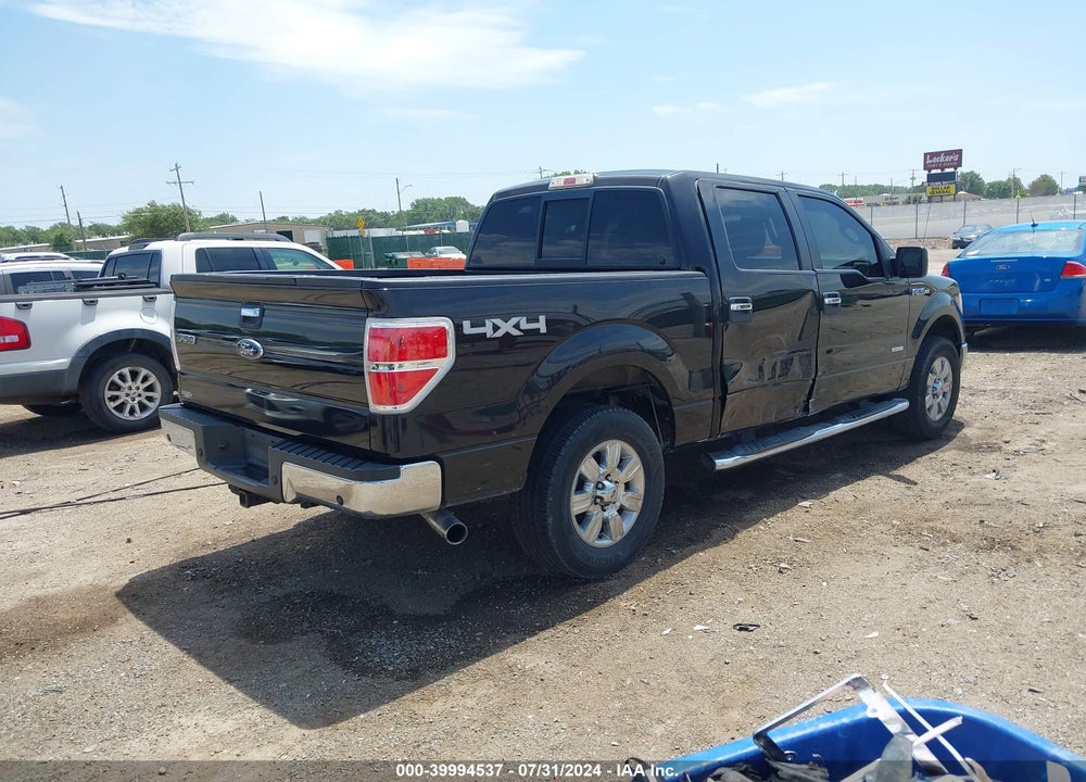 2012 FORD F-150 XLT VIN: 1FTFW1ET6CFA13421