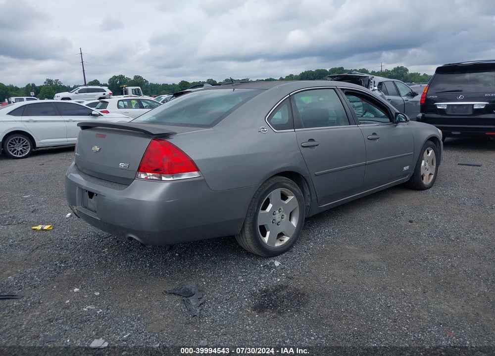 2006 CHEVROLET IMPALA  SS VIN: 2G1WD58C869250457