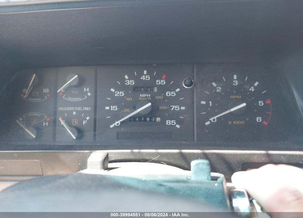 1991 FORD RANGER SUPER CAB VIN: 1FTCR15X1MTA01404
