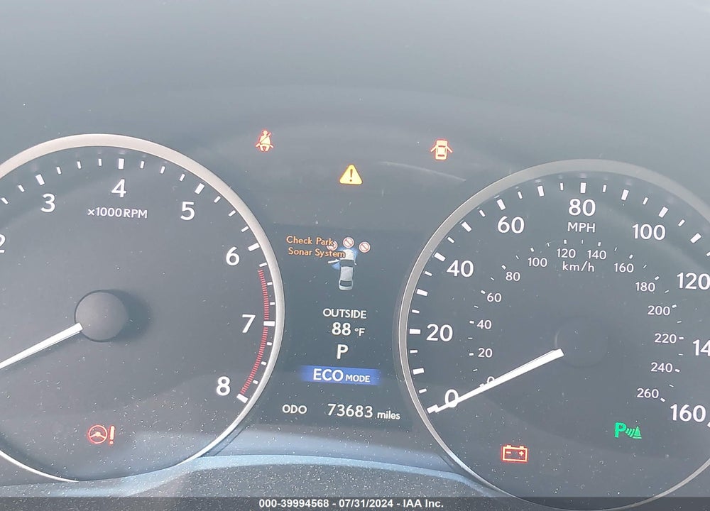 2013 LEXUS ES 350 VIN: JTHBK1GG0D2035724