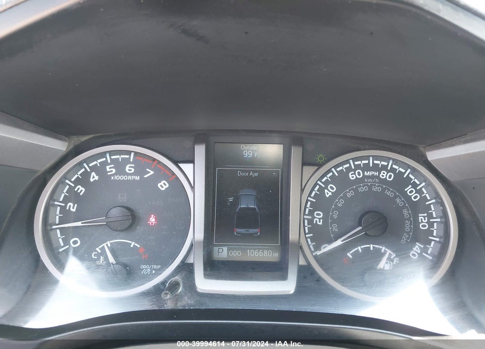 2019 TOYOTA TACOMA SR5 V6 VIN: 3TMAZ5CN8KM080310