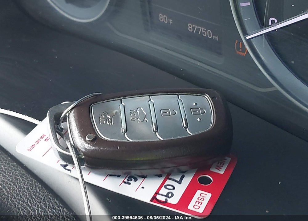 2019 HYUNDAI SONATA SEL VIN: 5NPE34AFXKH771580