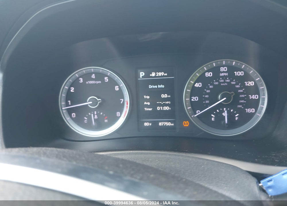 2019 HYUNDAI SONATA SEL VIN: 5NPE34AFXKH771580