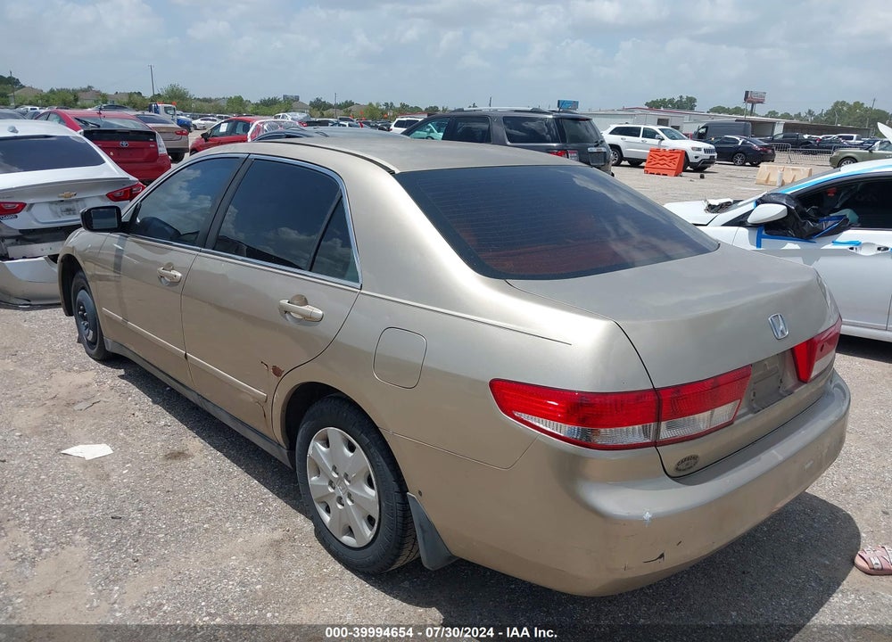 2003 HONDA ACCORD 2.4 LX VIN: 1HGCM56393A118130
