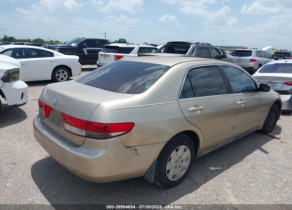 2003 HONDA ACCORD 2.4 LX VIN: 1HGCM56393A118130