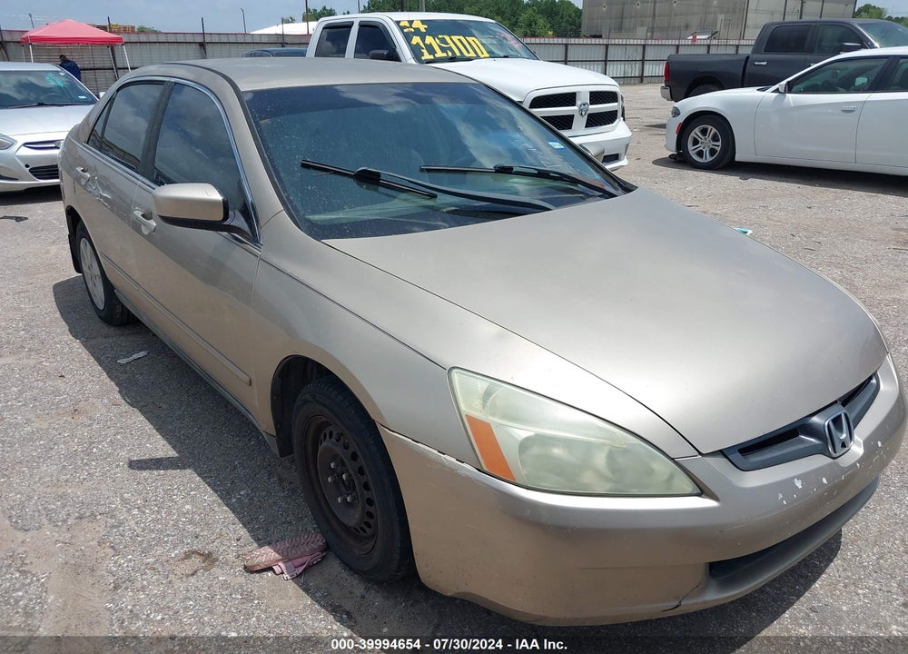 2003 HONDA ACCORD 2.4 LX VIN: 1HGCM56393A118130