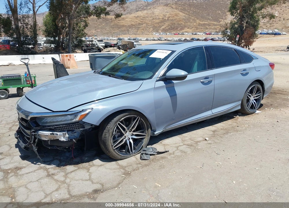 2022 HONDA ACCORD VIN: 1HGCV2F98NA008351