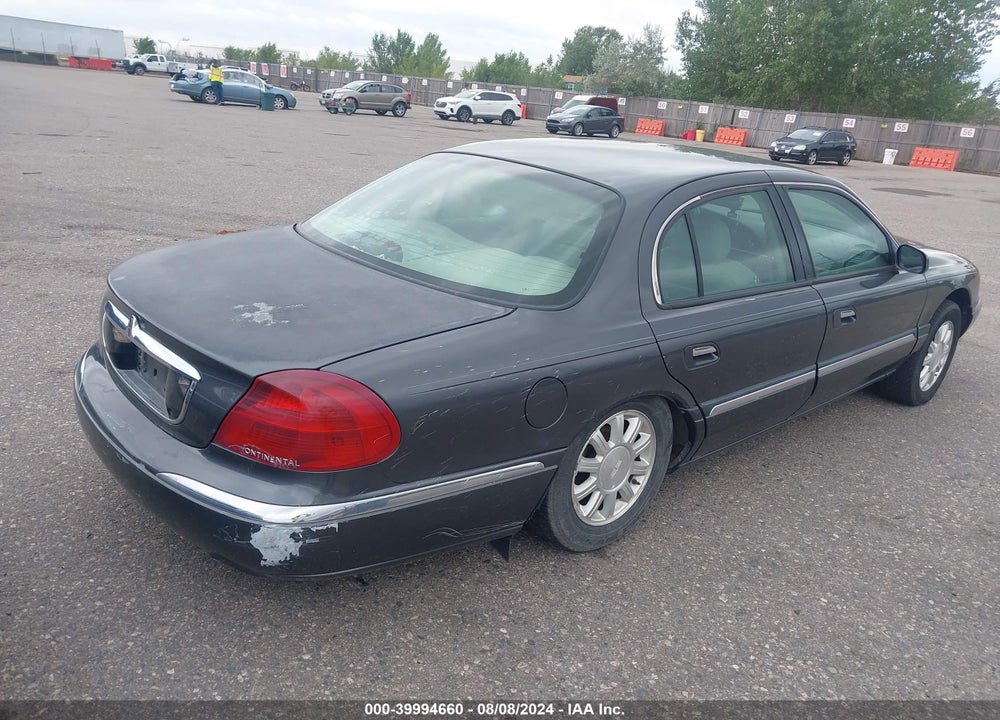 1999 LINCOLN CONTINENTAL VIN: 1LNHM97V6XY684282
