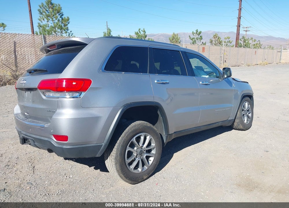 2015 JEEP GRAND CHEROKEE LIMITED VIN: 1C4RJFBG0FC854494