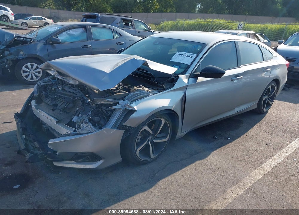 2022 HONDA ACCORD SPORT VIN: 1HGCV1F35NA105786