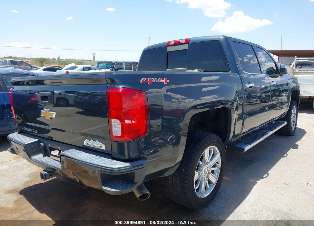 2017 CHEVROLET SILVERADO 1500 HIGH COUNTRY VIN: 3GCUKTEC1HG495297
