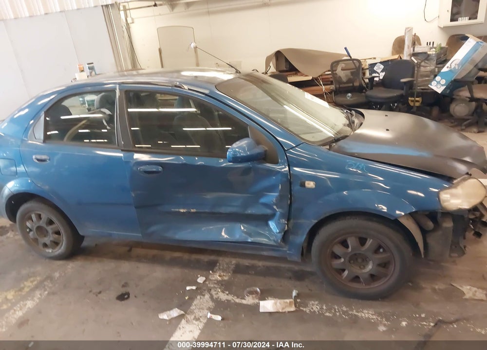 2005 CHEVROLET AVEO LS VIN: KL1TD52615B376791