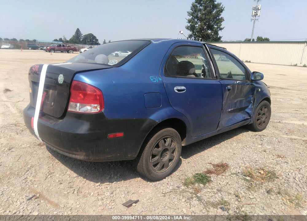 2005 CHEVROLET AVEO LS VIN: KL1TD52615B376791