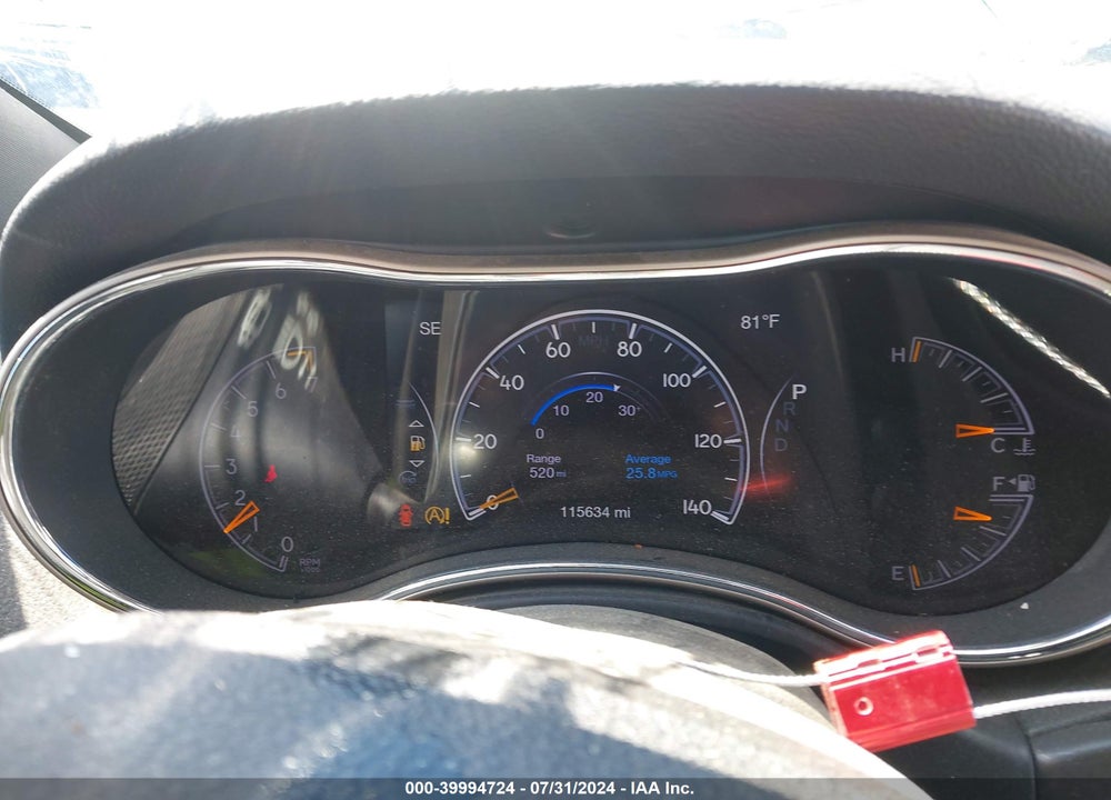 2016 JEEP GRAND CHEROKEE VIN: 1C4RJFAG7GC505299