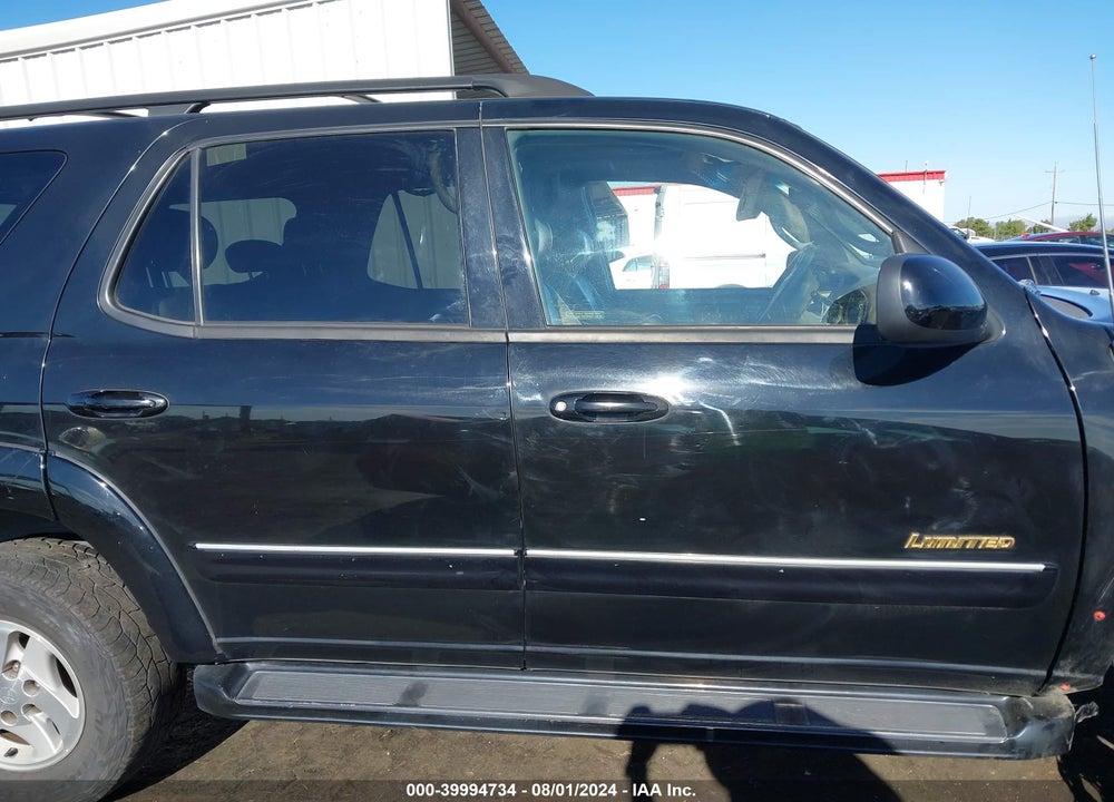 2002 TOYOTA SEQUOIA LIMITED V8 VIN: 5TDBT48A62S112936