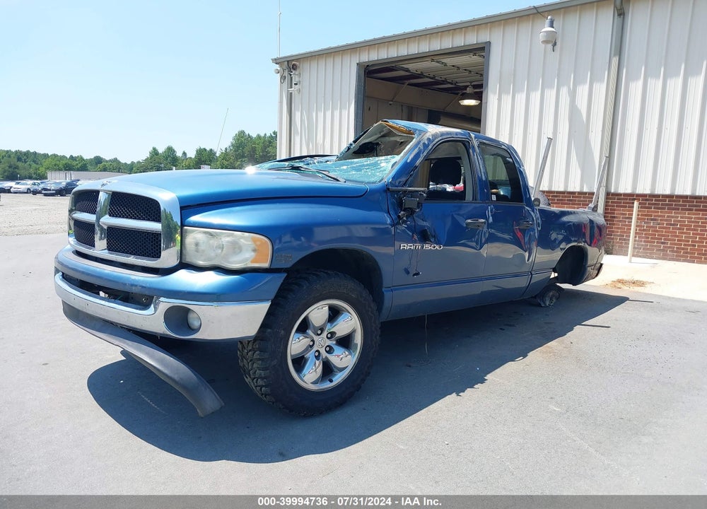 2005 DODGE RAM 1500 SLT/LARAMIE VIN: 1D7HA18D25S298744