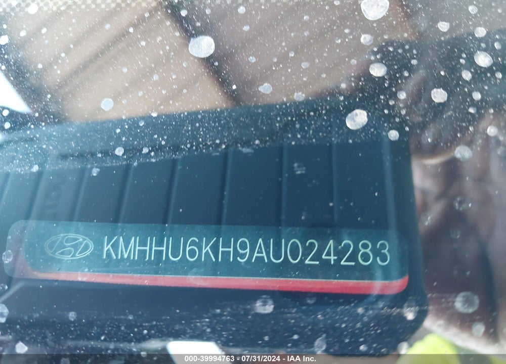 2010 HYUNDAI GENESIS 3.8 VIN: KMHHU6KH9AU024283