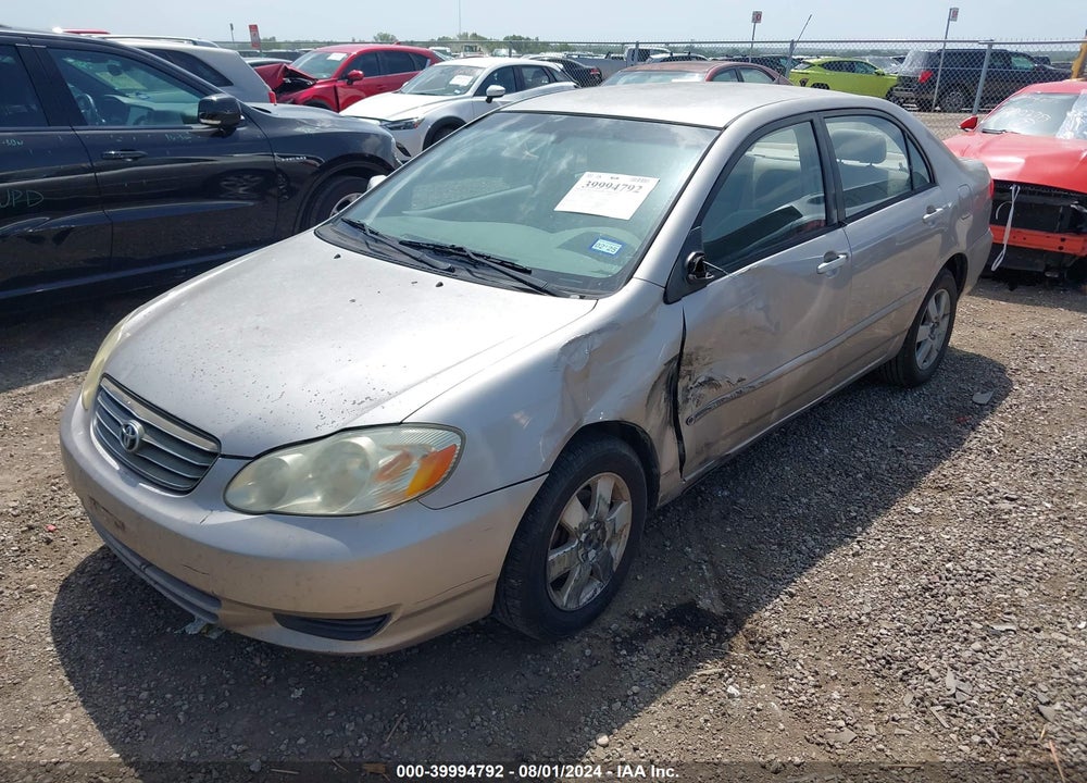 2003 TOYOTA COROLLA LE VIN: 1NXBR32E63Z165679