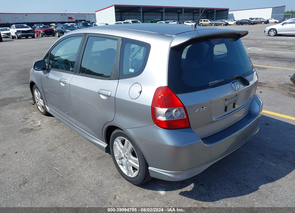 2008 HONDA FIT SPORT VIN: JHMGD38608S064311