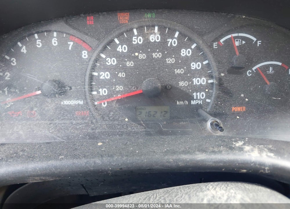 2003 CHEVROLET TRACKER HARD TOP ZR2 VIN: 2CNBJ734836913898