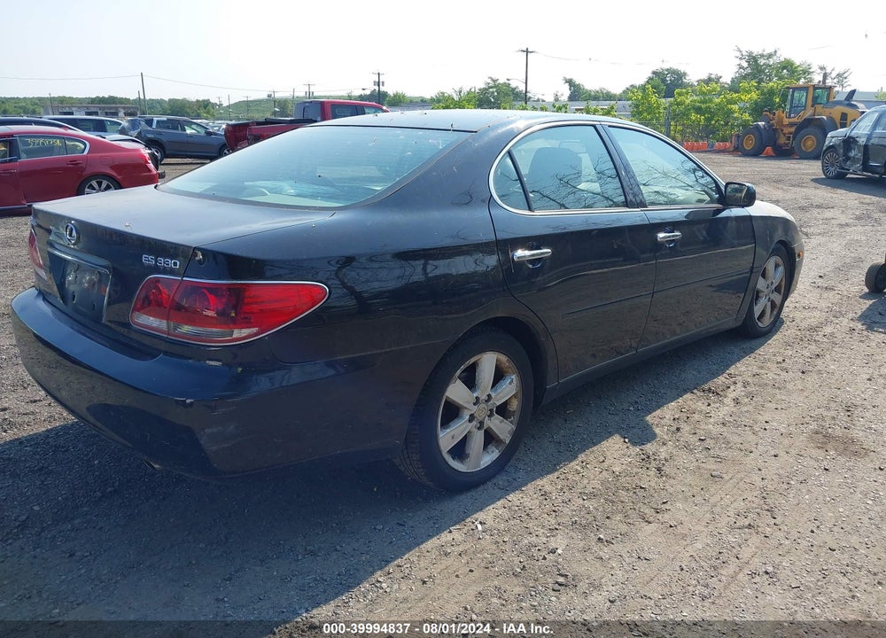 2005 LEXUS ES 330 VIN: JTHBA30G655126859