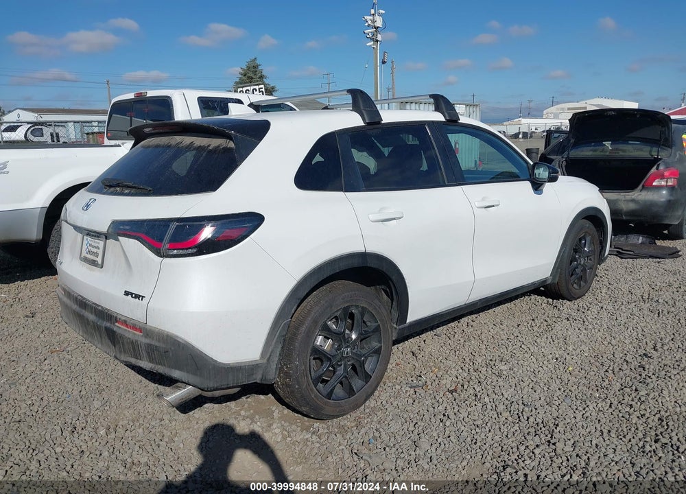 2024 HONDA HR-V 2WD SPORT/2WD SPORT W/O BSI VIN: 3CZRZ1H54RM749634