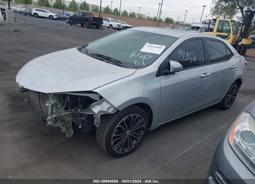 2014 TOYOTA COROLLA S PLUS VIN: 5YFBURHE3EP140848