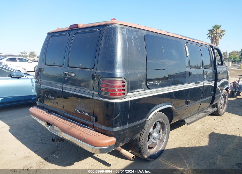 2000 DODGE RAM VAN CONVERSION VIN: 2B6HB11Y5YK163989