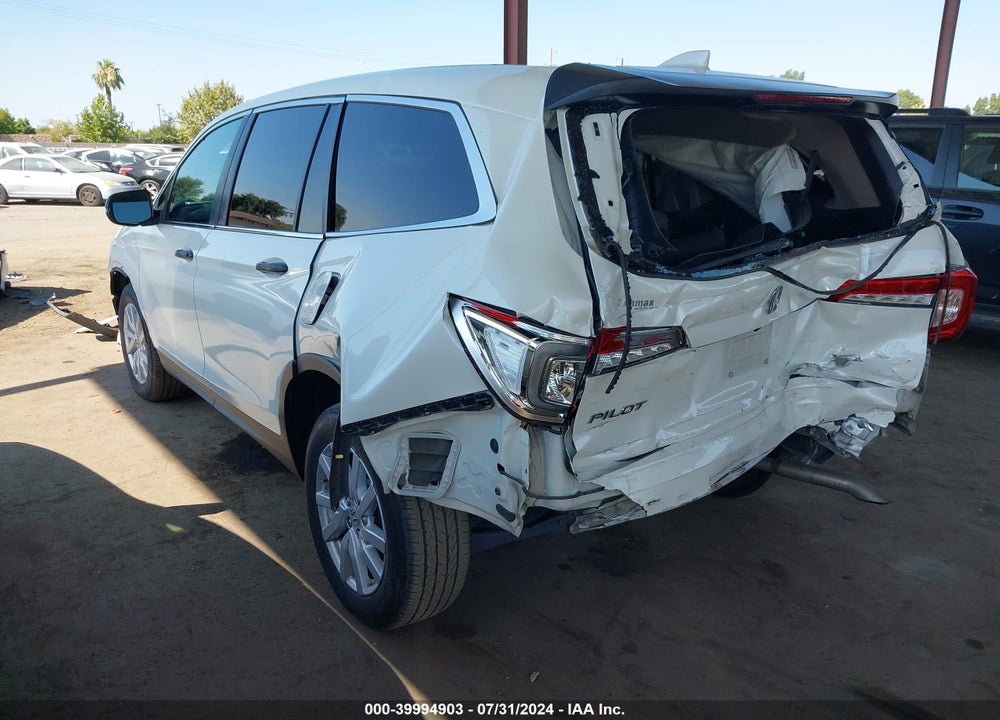 2019 HONDA PILOT LX VIN: 5FNYF5H17KB013182