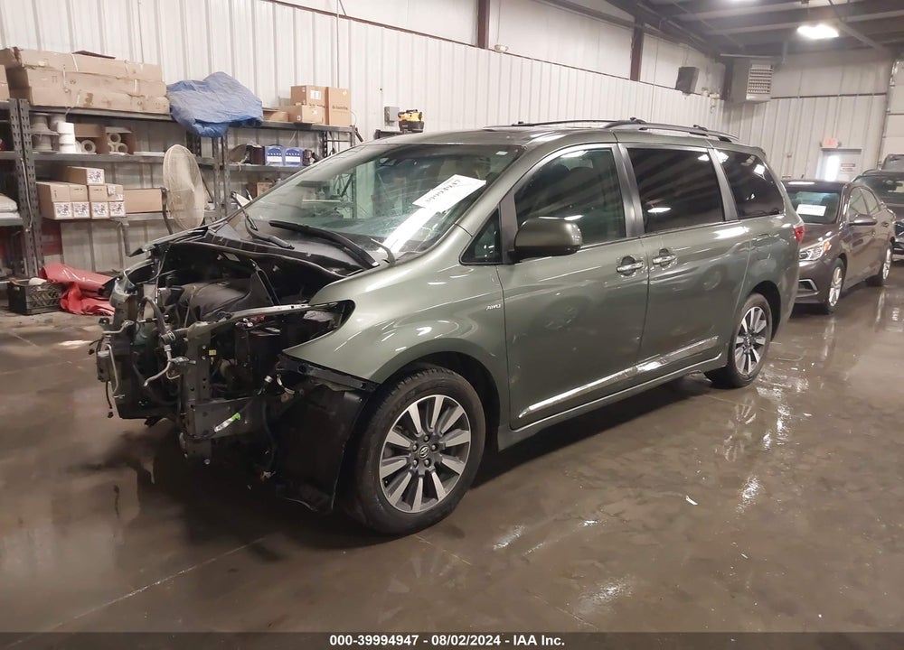 2019 TOYOTA SIENNA XLE VIN: 5TDDZ3DC2KS219460