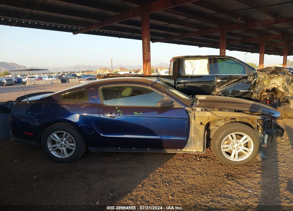 2012 FORD MUSTANG V6 VIN: 1ZVBP8AMXC5243775