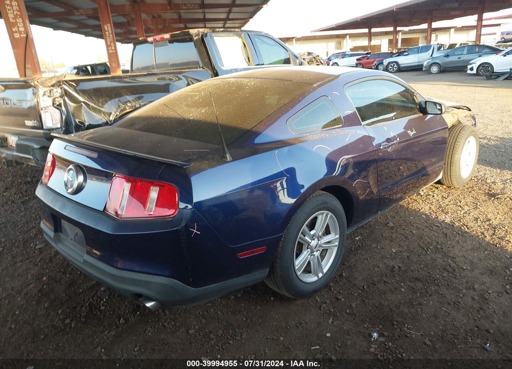 2012 FORD MUSTANG V6 VIN: 1ZVBP8AMXC5243775