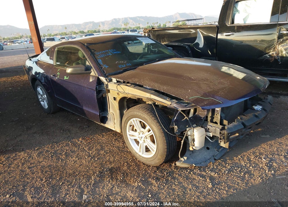 2012 FORD MUSTANG V6 VIN: 1ZVBP8AMXC5243775