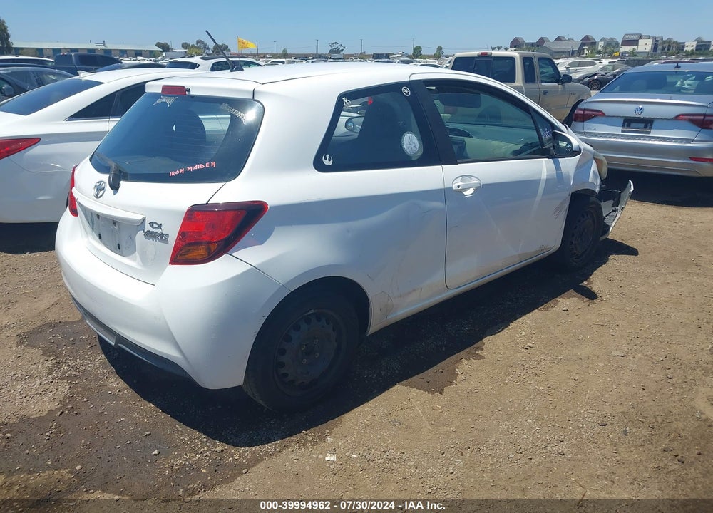 2015 TOYOTA YARIS L VIN: VNKJTUD39FA032088