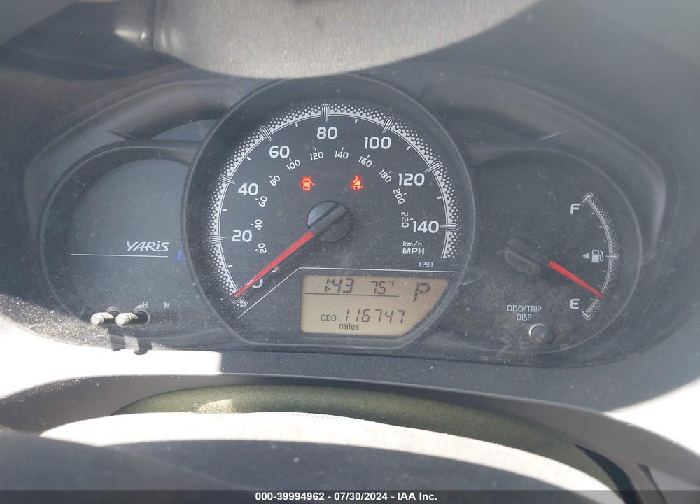 2015 TOYOTA YARIS L VIN: VNKJTUD39FA032088