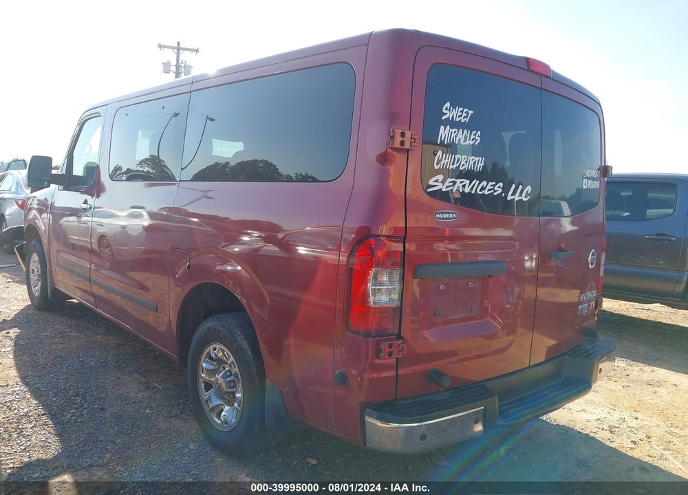 2016 NISSAN NV PASSENGER NV3500 HD SV V6 VIN: 5BZBF0AA8GN853936