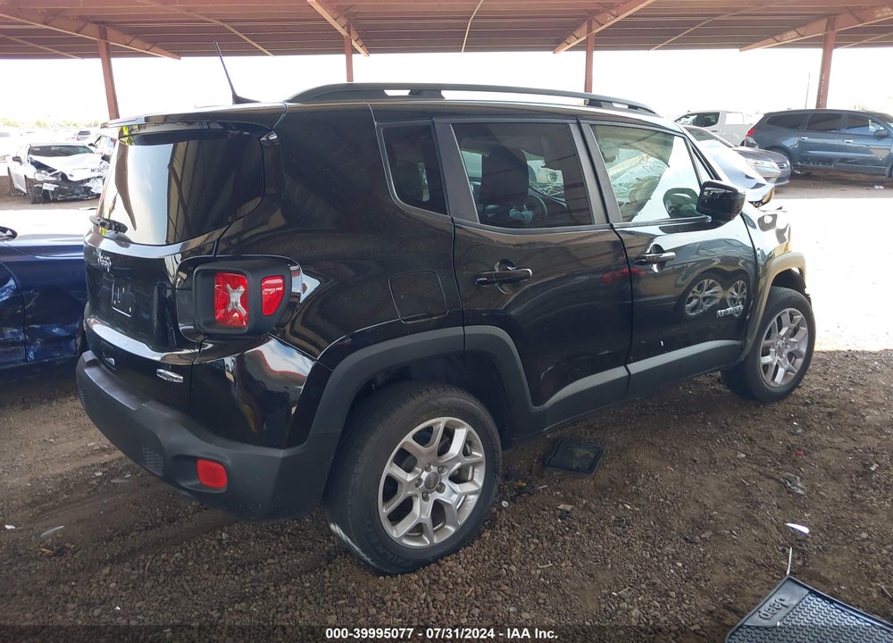 2018 JEEP RENEGADE LATITUDE 4X4 VIN: ZACCJBBB7JPH84838
