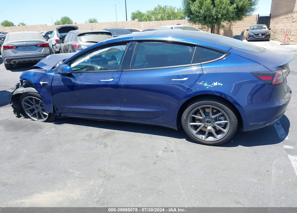 2022 TESLA MODEL 3 LONG RANGE DUAL MOTOR ALL-WHEEL DRIVE VIN: 5YJ3E1EB7NF131188