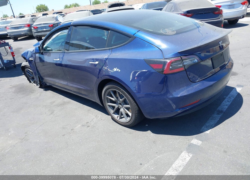 2022 TESLA MODEL 3 LONG RANGE DUAL MOTOR ALL-WHEEL DRIVE VIN: 5YJ3E1EB7NF131188