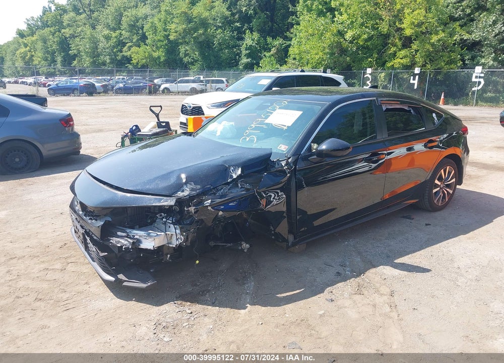 2023 HONDA CIVIC EX-L /EX-L W/O BSI VIN: 19XFL1H7XPE017284