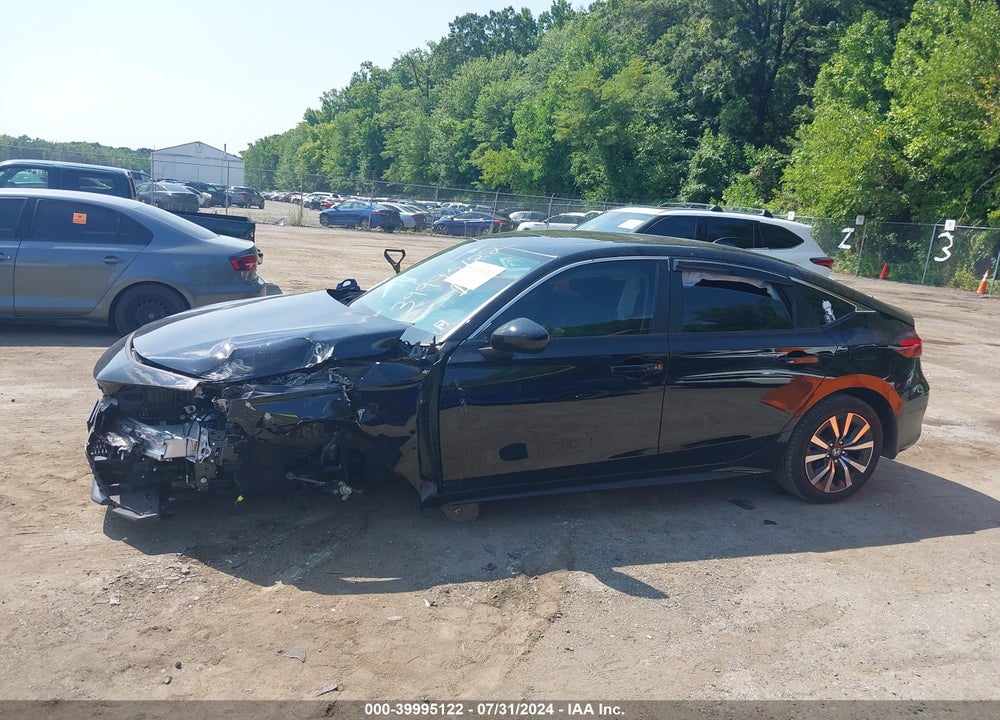 2023 HONDA CIVIC EX-L /EX-L W/O BSI VIN: 19XFL1H7XPE017284