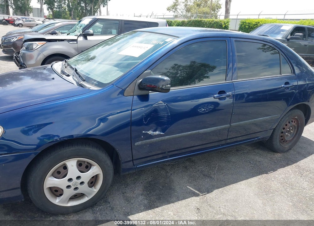 2008 TOYOTA COROLLA CE VIN: 2T1BR32E58C907840