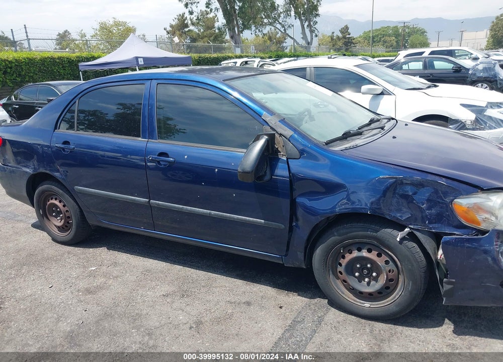 2008 TOYOTA COROLLA CE VIN: 2T1BR32E58C907840