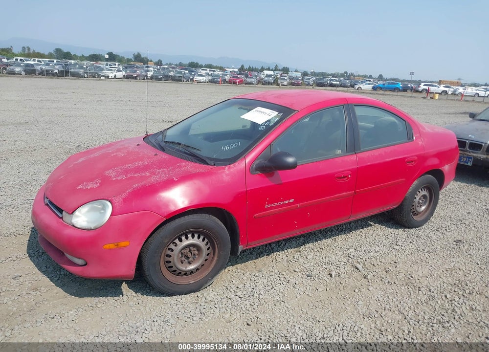2000 DODGE NEON HIGHLINE VIN: 1B3ES46C6YD746001