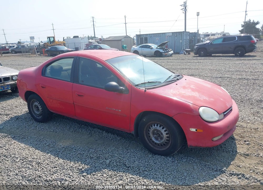 2000 DODGE NEON HIGHLINE VIN: 1B3ES46C6YD746001