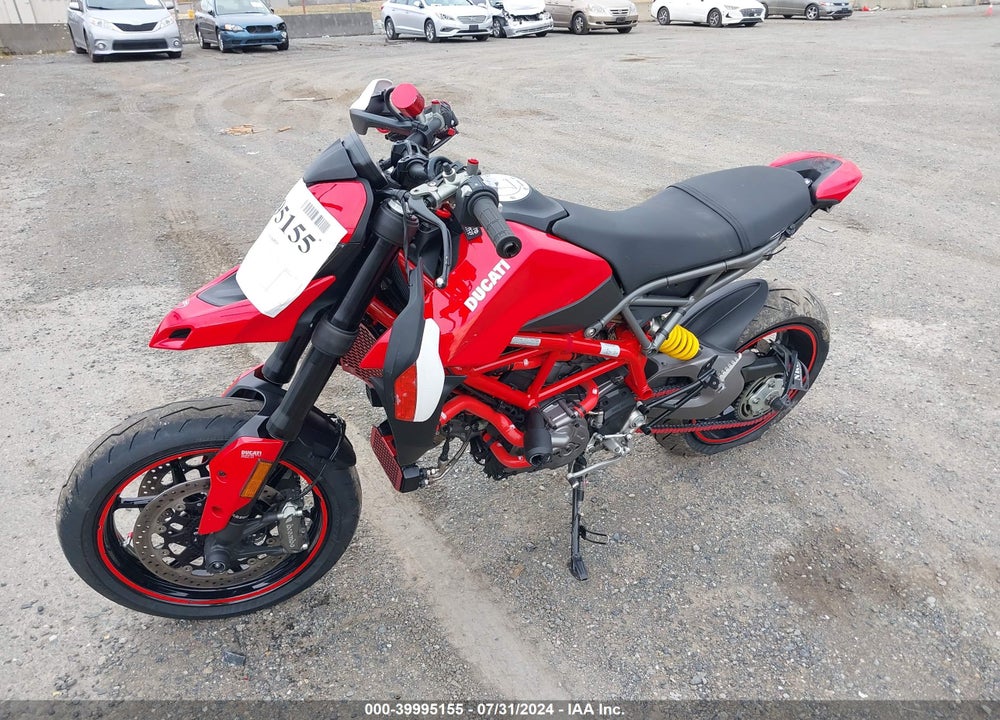 2019 DUCATI HYPERMOTARD 950/950 SP VIN: ZDMBAJDT9KB002373